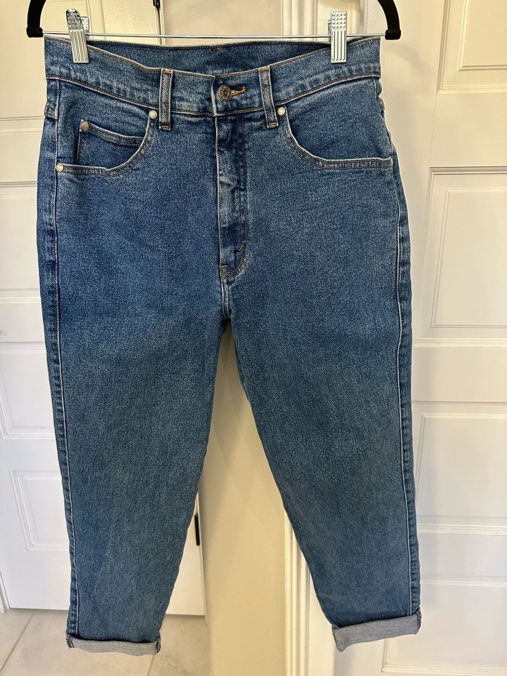 VTG Levi’s 15921 Orange Tab Blue Jeans Women’s 10 Tapered Leg High Rise 90s NWOT